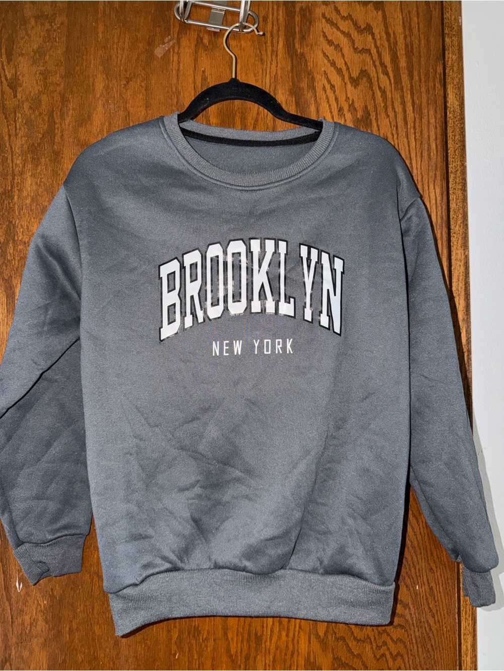 BUNDLE - 2 SUPER SOFT SHEIN Gray and Maroon Crew Neck SweatShirts